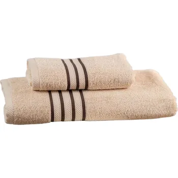 Ručník PEMITEX Ručník RELAX 50x90 cm světle hnědá Varianta: Osuška RELAX 70x140 cm světle šedá, Značka: Dadka