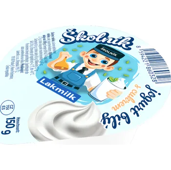 Lakmilk Školník jogurt bílý 150g