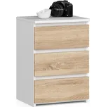 Komoda CL3/40 - bílá/dub sonoma 193103198