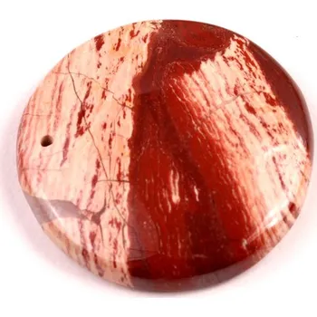 Sběratelství Vrtaný kabošon Australský Jaspis č.V90 (30x6mm)