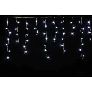 Vánoční dekorace Asao Vnitřní vánoční LED závěs - studená bílá 210 LED (se záblesky)