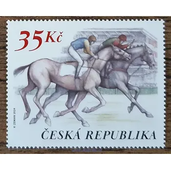 Sběratelství ČR ** 1295 Velká Pardubická, koně, r. 2024