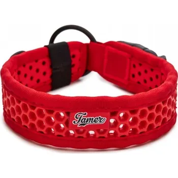 Obojek pro psa Perforovaný obojek Tamer Softy červený Obvod: 35 -41 cm, Šířka: 2,8 cm