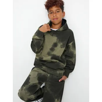 Chlapecká mikina Sinsay - Mikina s kapucí - green spruce - 011GA-75X - 011GA-75X-158