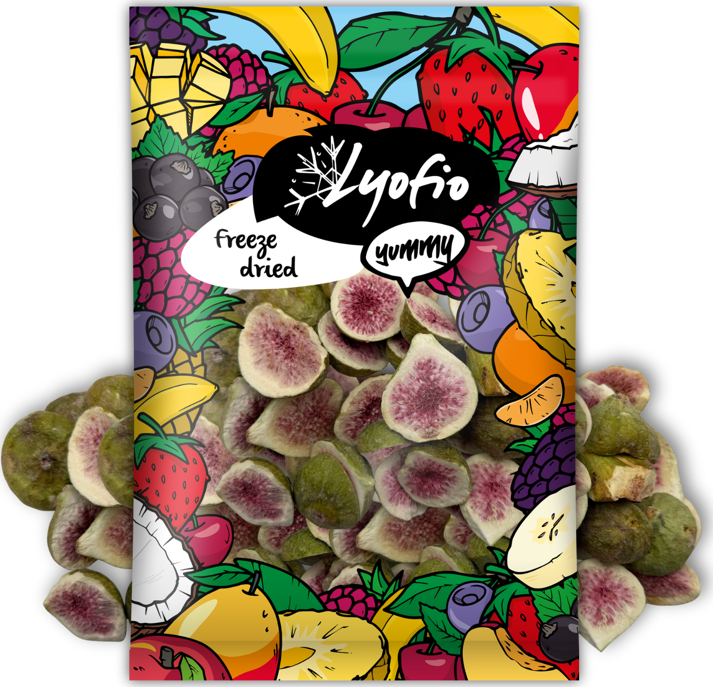 Lyofio.cz - Mrazem sušené fíky půlky 100 g