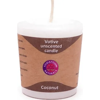 Svíčka Yogi & Yogini Naturals Adventní svíčka neparfémovaná 64 g bílá