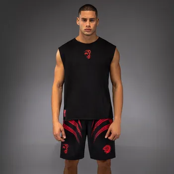 Pánské tričko Tričko bez rukávů Venum x Mike Tyson Tiger - Deep Black Velikost: S