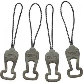 Cestovní polštářek Chums Náhradní taháčky se zámkem Chums Zipper Pulls 4ks