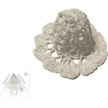 Vánoce Dubový skřítek Háčkované zvonky - jemná ozdoba s duší Vánoc 9 cm