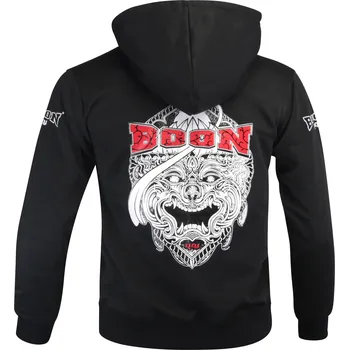 Pánská mikina Mikina Boon Hanuman Face Barva: Černá, Velikost: S