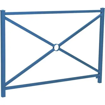 Zábradlí Procity Zábradlí Orléans délka 1470 mm, jednoduchý kříž, barva modrá RAL5010