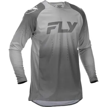 cyklistický dres FLY RACING dres EVOLUTION 2026 bílá/šedá - XL