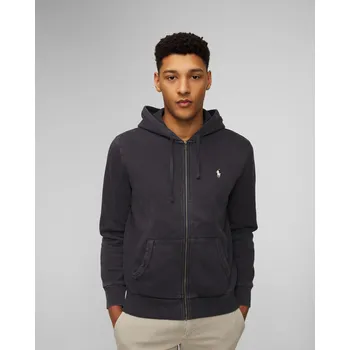 Pánská mikina Tmavě šedá Pánská Mikina S Kapucou Polo Ralph Lauren 710916692-1