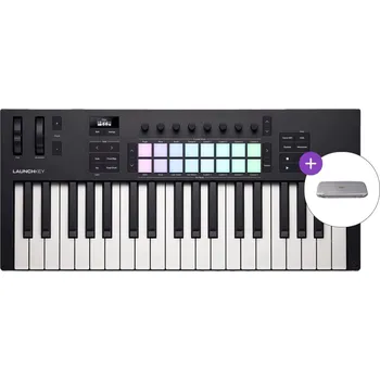 Master keyboard Novation Launchkey 37 MK4 SET 2 MIDI keyboard Black