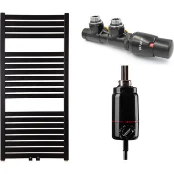 Radiátor Thermal trend Cenově zvýhodněný set pro kombinované vytápění radiátor, ventil a topná tyč SETKH450970SBLKOM