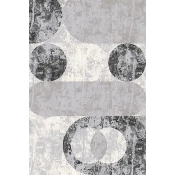 Koberec Agnella moderní vlněný koberec Isfahan Fris světle šedý Rozměr: 133x180 cm