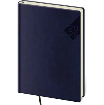 Diář Helma365 Nebrasca A5 denní 2026 modrý