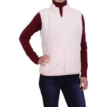 Dámská vesta Dámská elegantní vesta M.X.O. 14246 cream velikost XXL