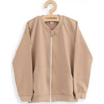 Dětská tepláková mikina NEW BABY Kindergarten hnědá