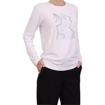 Dámské bílé tričko s dlouhým rukávem Marinello 11205 off white velikost XL