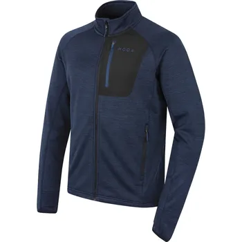 Pánská mikina MOOA Nyore Grid 220 Velikost: XXL / Barva: tmavě modrá