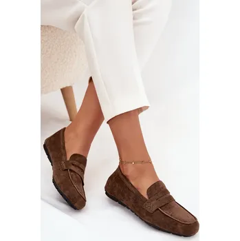 Dámské mokasíny Boto Loafersy Mokasyny Damské Ploché Soreline Barva: Zelená, Velikost: 39