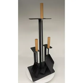 Krbové nářadí Krbové nářadí Lienbacher 21.02.347.2, antracit, rukojeti buk