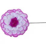 Pomponka vosková 9 cm 1 ks bílorůžová