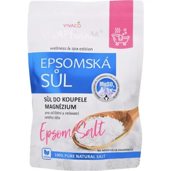 Vivaco Epsomská sůl do koupele OČISTA & RELAX 1000 g