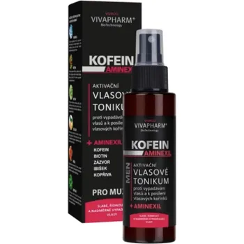 Vivaco Aktivační vlasové tonikum pro muže KOFEIN +AMINEXIL 100 ml
