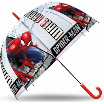 Deštník Kids Euroswan Automatický průhledný deštník Spiderman