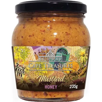 Omáčka Cape Treasures Hořčice s medem Protea z Jižní Afriky, 235 g