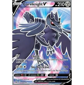 Karetní hra Pokémon BST 156/163 Corviknight V - Battle Styles