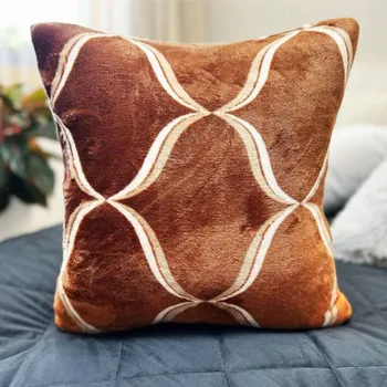 Polštář Mikroplyšový polštář 40x40 - Čas