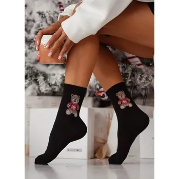 Ponožky Milena 0200-132 Medvídek ve svetru 37-41 béžová 37-41