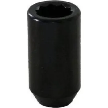 Šroubek na kolo Kolová matice M12x1,25 kužel s vnitřním mnohohranem, černé, BIMECC