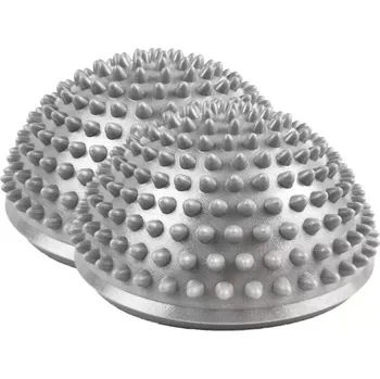 Balanční podložka Line Sport Senzorické polokoule 2 ks šedé