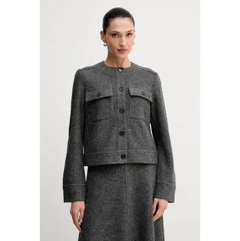 Pánská větrovka Bunda s příměsí vlny Marc O'Polo šedá barva, 510607774129 90X, vel. 38