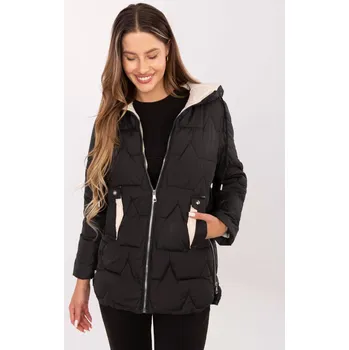 Dámská bunda Ozdobně prošívaná bunda Snow Moda černá EU velikost: XL