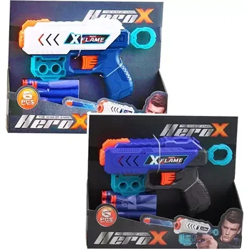 Dětská zbraň MaDe pistole se softovými náboji 20cm