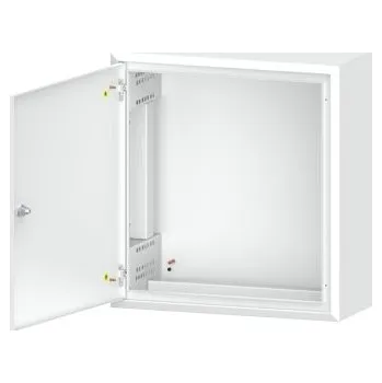 Rozvaděč Rozvodnicová skříň RZE-N-0606025 pro nástěnnou montáž, jednokřídlové dveře, neprůhledné dveře, V x Š x H 653 x 610 x 250, počet řad 3, rozteč 150 mm, počet modulů v řadě 23, krytí IP43, materiál