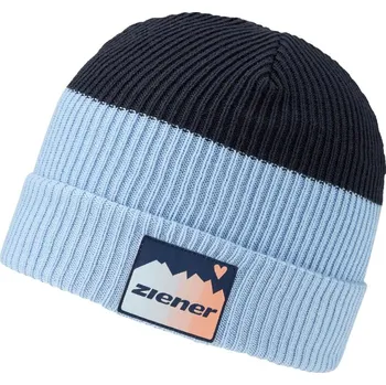 Čepice Dětská zimní čepice Ziener Ikadello Jr - arctic sky obvod hlavy 50-53 cm
