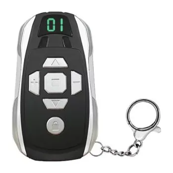 Dálkový ovladač Univerzální dálkové ovládání 20 v 1 pro garážová vrata a vjezdové brány - stříbrná