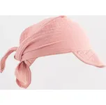 Dětský mušelínový šátek se štítkem New Baby, růžový