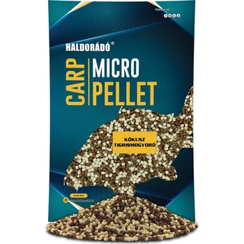 Boilies Haldorádó Pelety Carp Micro Pellet 2,5mm 600g Hmotnost: 600g, Průměr: 2,5mm, Příchuť: Kokos/Tygří Ořech
