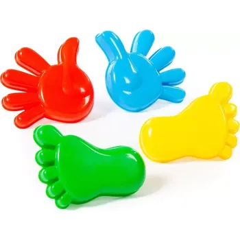 Hračka na písek Polesie Formičky sada 4 ks ruce nohy 37268