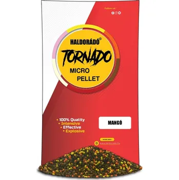 Boilies Haldorádó Pelety Tornado Micro Pellets 2mm 400g Hmotnost: 400g, Průměr: 2mm, Příchuť: Mango