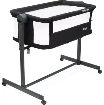 Dětská postýlka Přístavná postýlka Baby Mix Rose černá