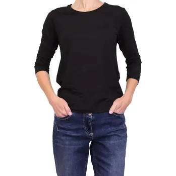 Dámské tričko Dámské elegantní tričko s dlouhým rukávem Eliana Follia Intimo černá velikost M