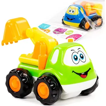 autíčko Dětské auto rýpadlo – plastové stavební auto